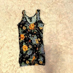 Rue21 - Girls XS, Flower TankTop, 88% Polyester and 12% Spandex